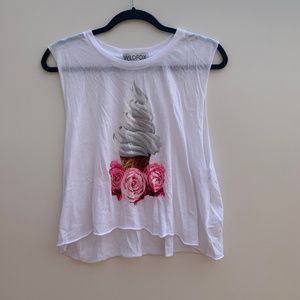 Wildfox Icecream Shrine Tank Top Size S, M, L